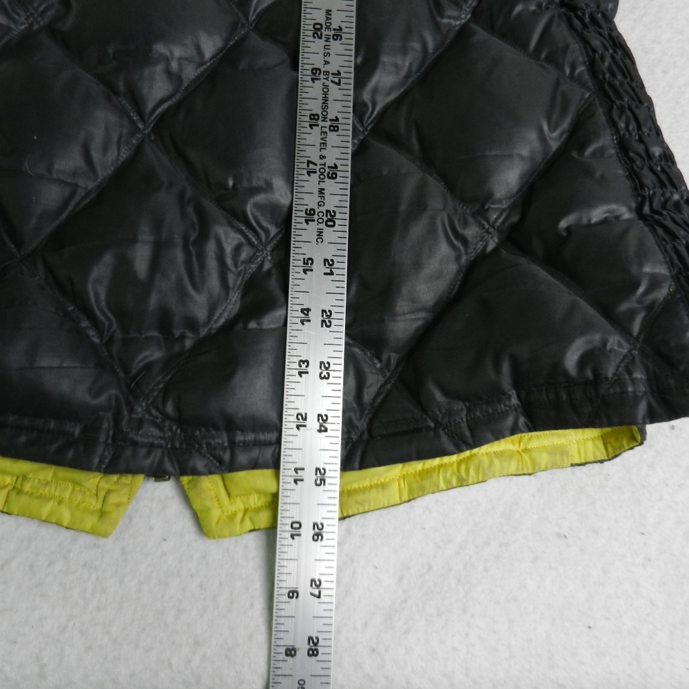 Eddie Bauer Jacket Coat Womens Goose Down Diamond Quilted Skyliner Gray Medium - Picture 15 of 16